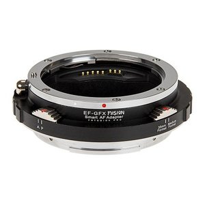미국 Fotodiox Pro Fusion Adapter, 스마트 AF 어댑터 - Canon EOS (EF / EF-S) D / SLR 렌즈 - 후지 필름 G-Mount GFX 미러리스 디지털 카메라 시스템 - 완전 자동 기능