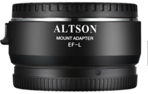 ALTSON EF-L  Canon EF EF-S 렌즈를 -Leica SL Panasonic S1 S1H Sigma L 카메라에 사용하기 위한 자동초점아답터